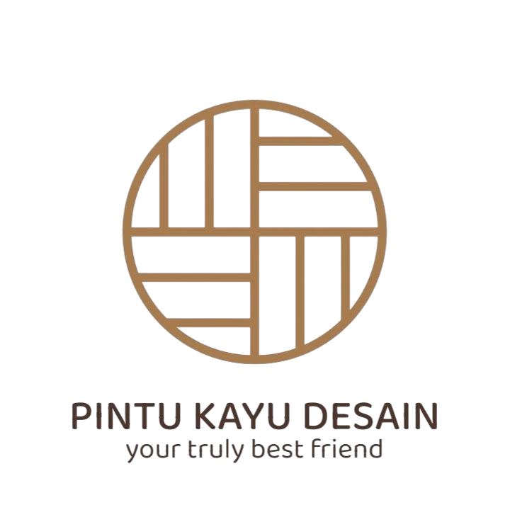 logo pintu kayu desain
